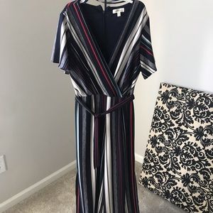 Striped jumpsuit